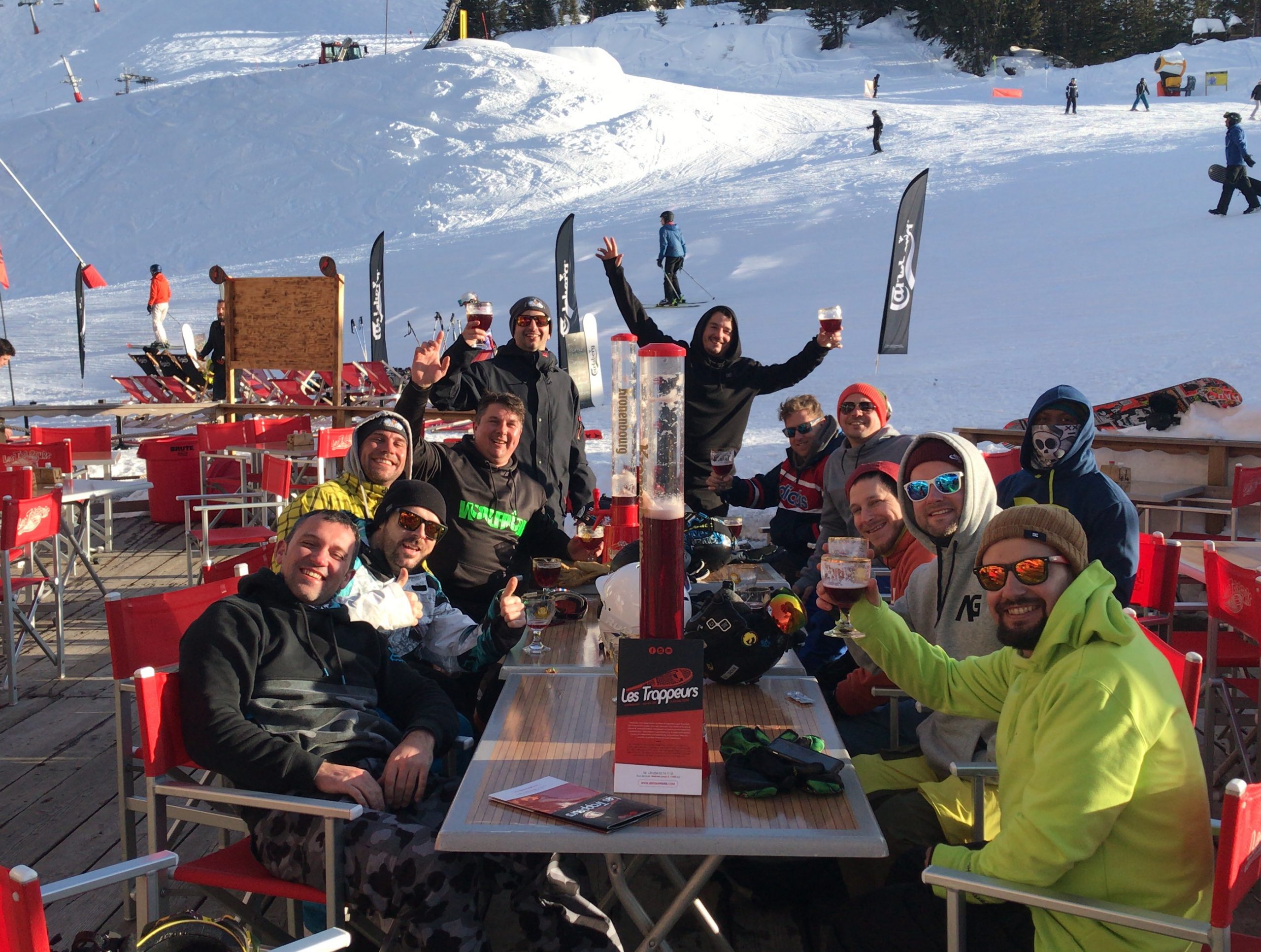 UK snowboard squad in Morzine after fail