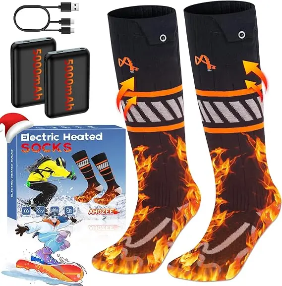 Heated Socks 5V 5000mAh Rechargeable