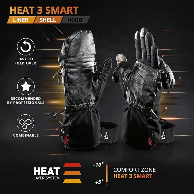 THE HEAT COMPANY - Heat 3 SMART - Touch Screen Finger Gloves