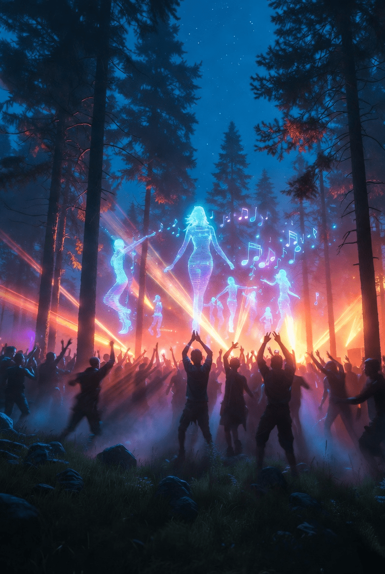 Mountain music festival