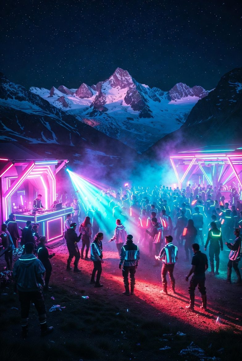 Festival crowd energy