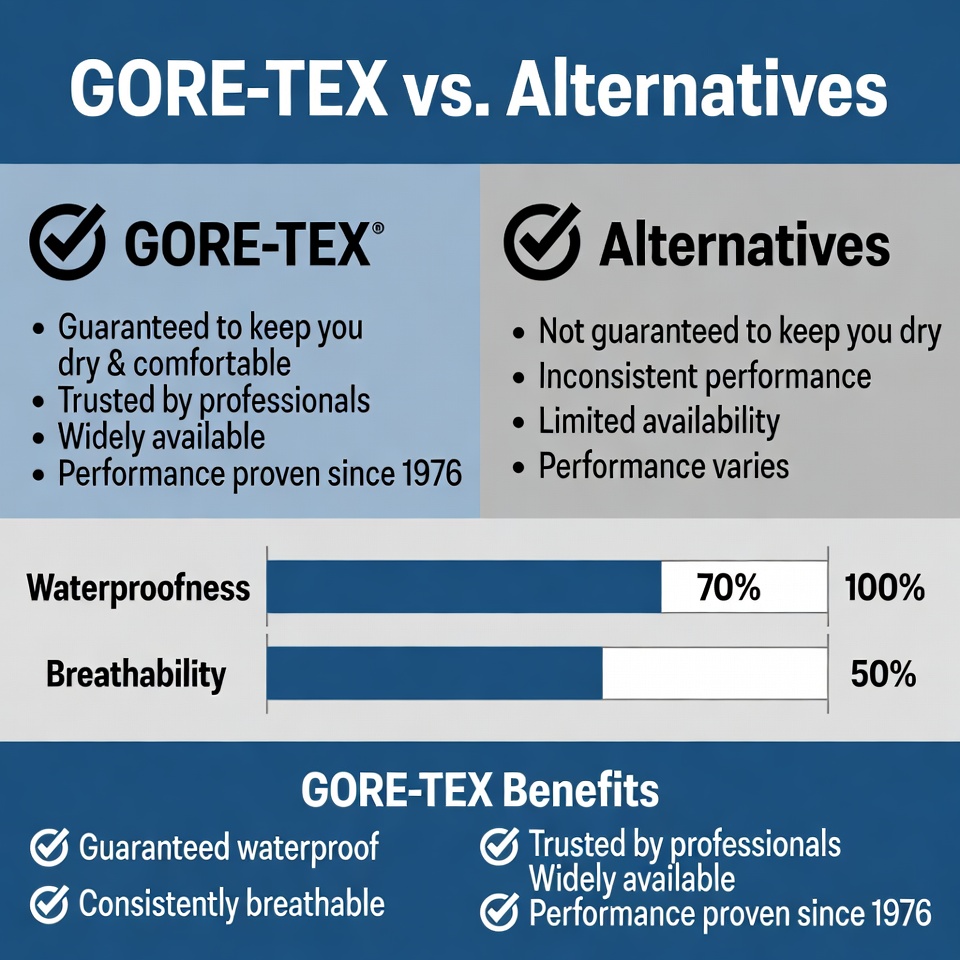 Gore-Tex vs alternatives comparison