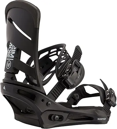 Burton Mission Mens Snowboard Bindings Sz M Black