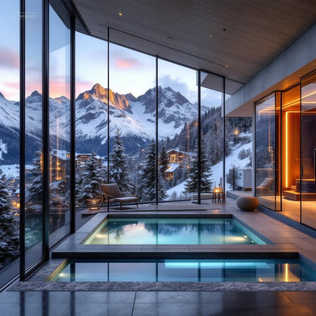 Luxury chalet interior