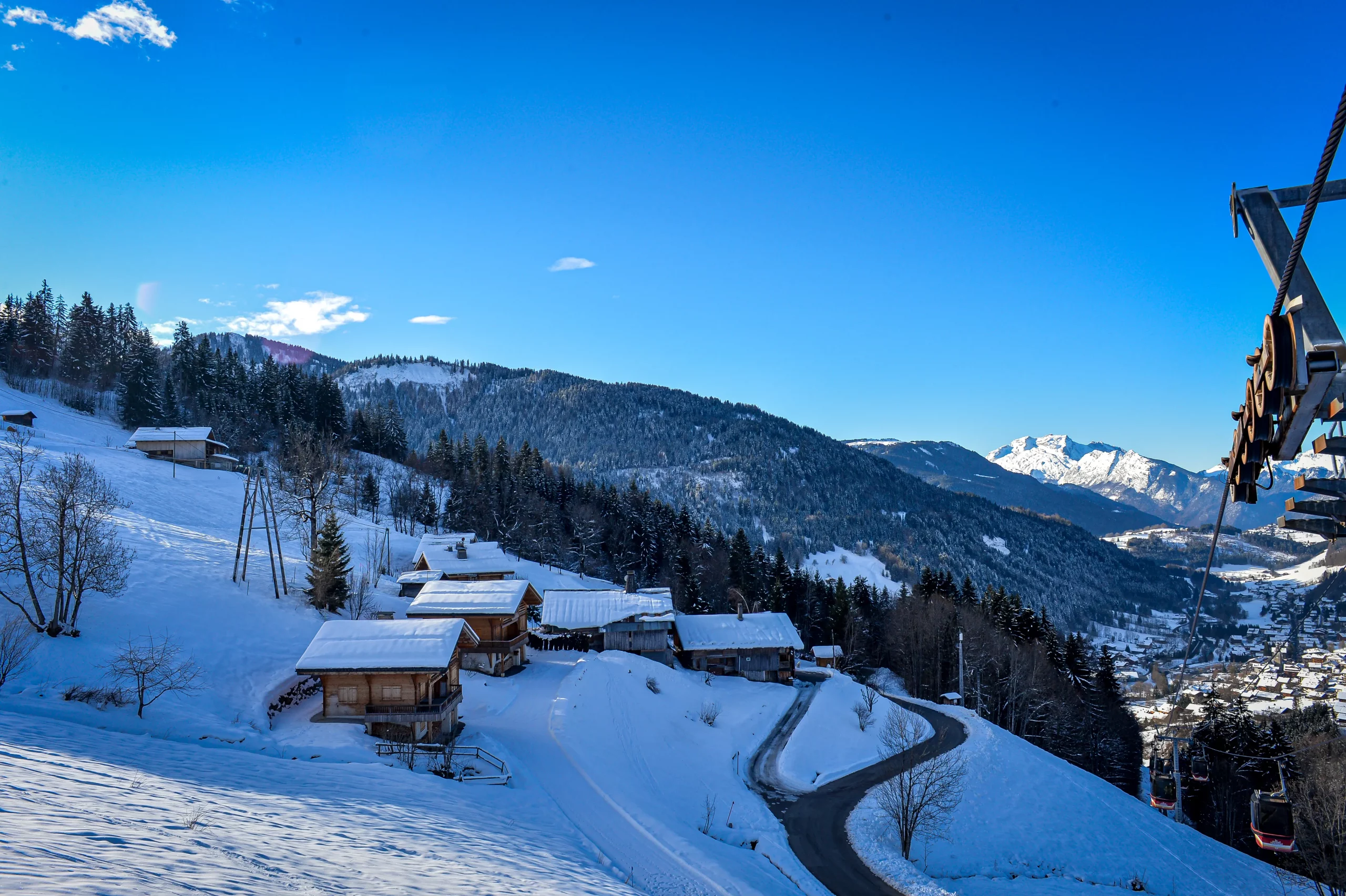 Picture perfect snow scene