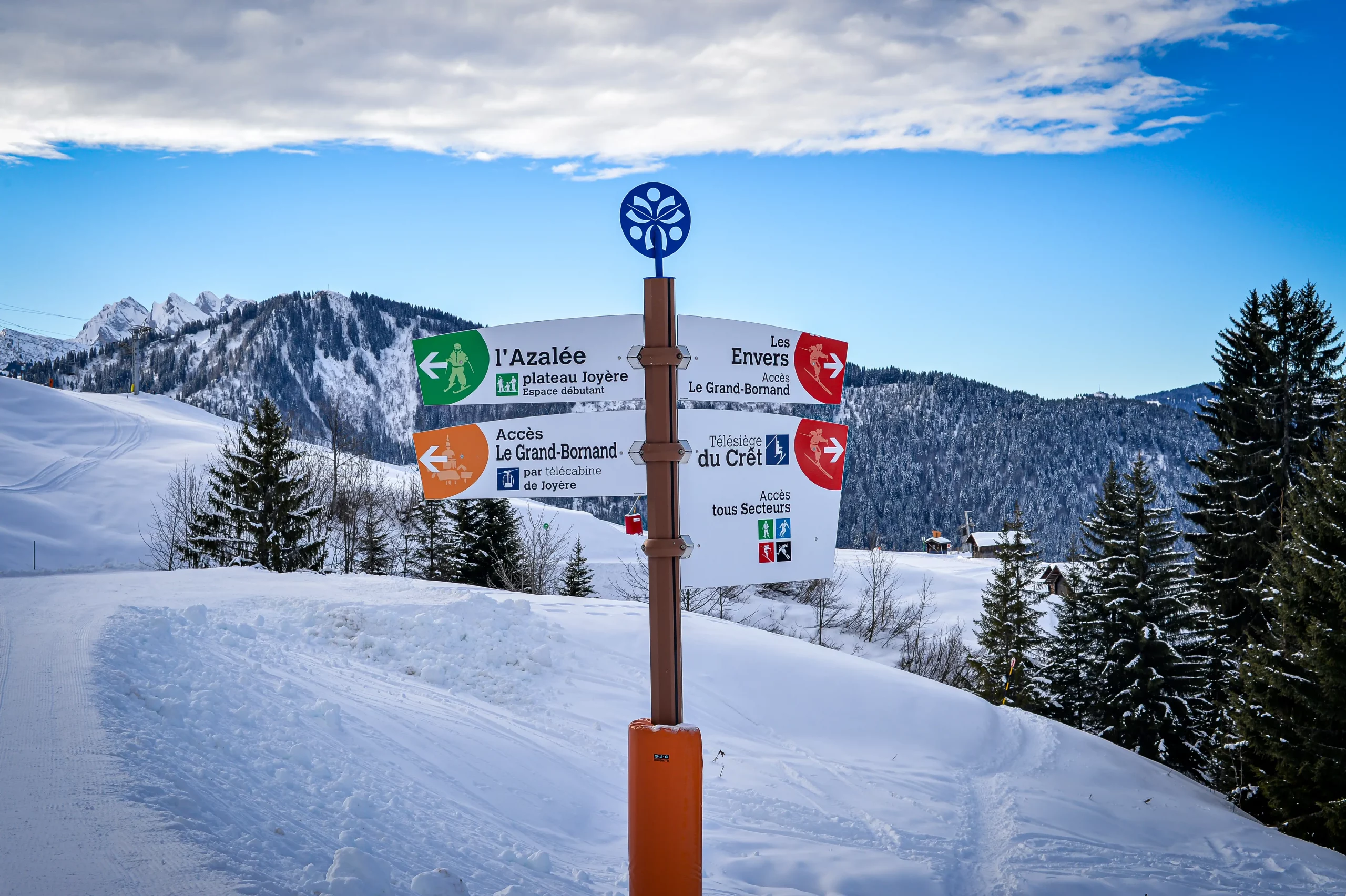 Winter wonderland scene