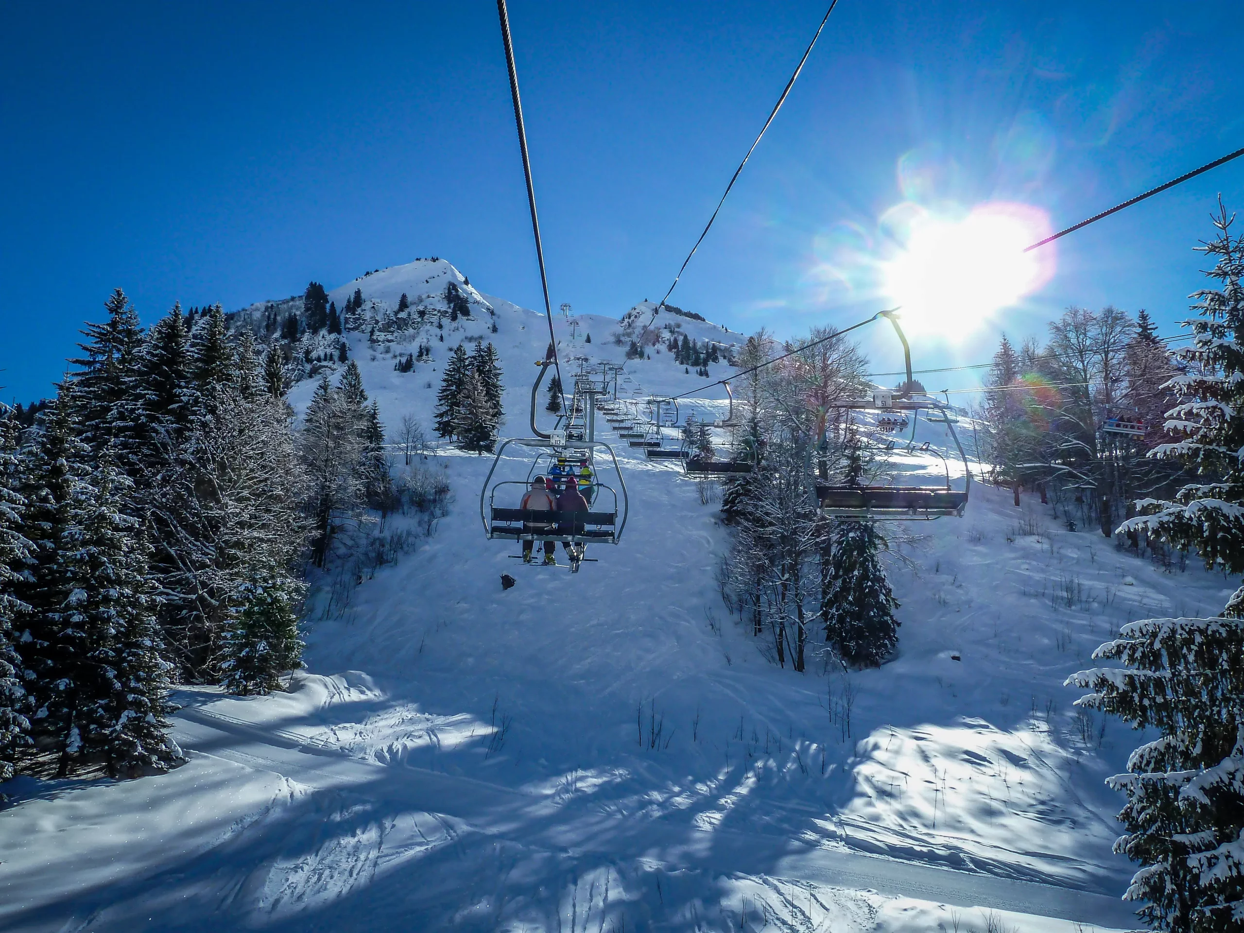 Mountain snow paradise