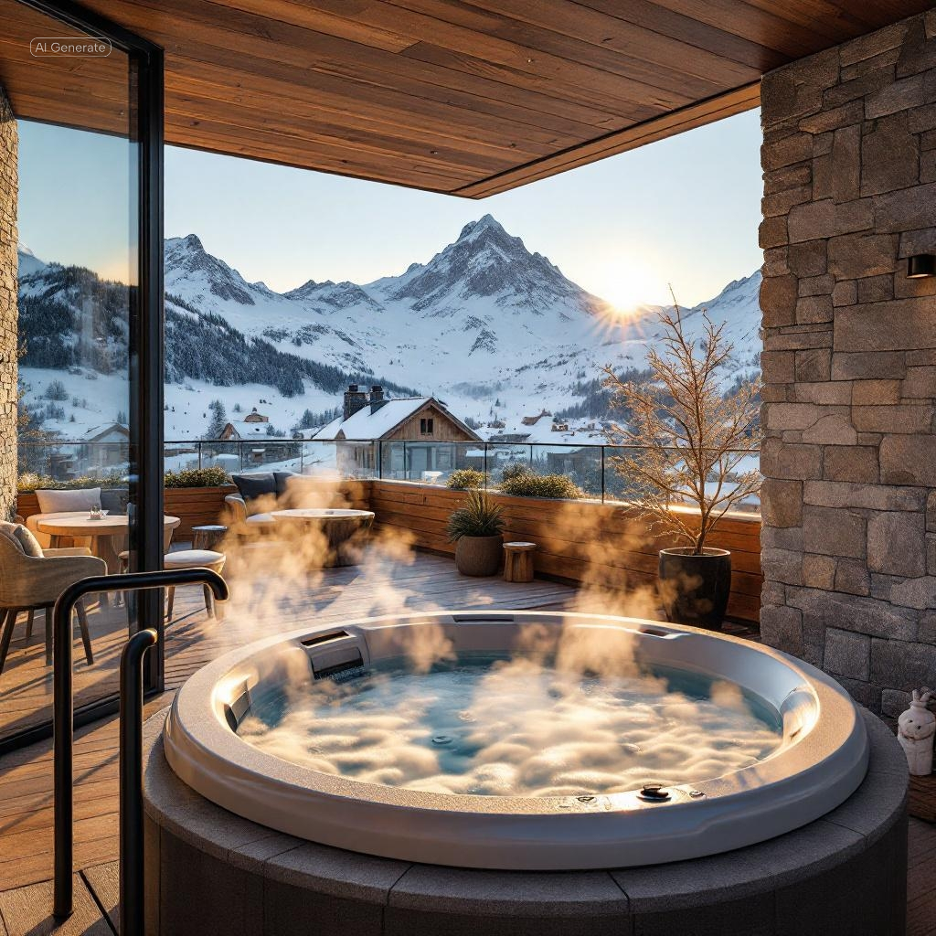 Alpine village hotel