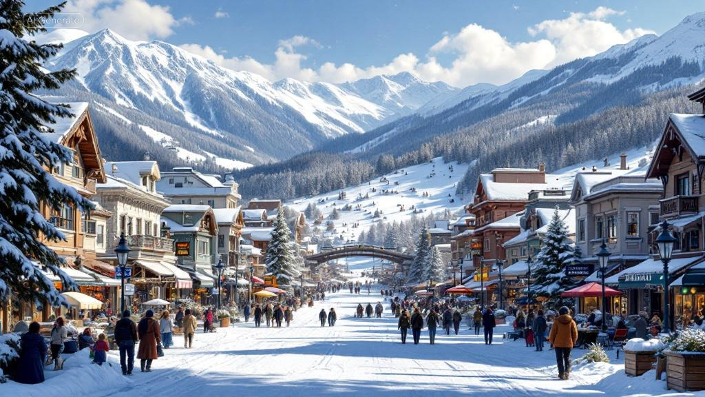 Alpine village hotel