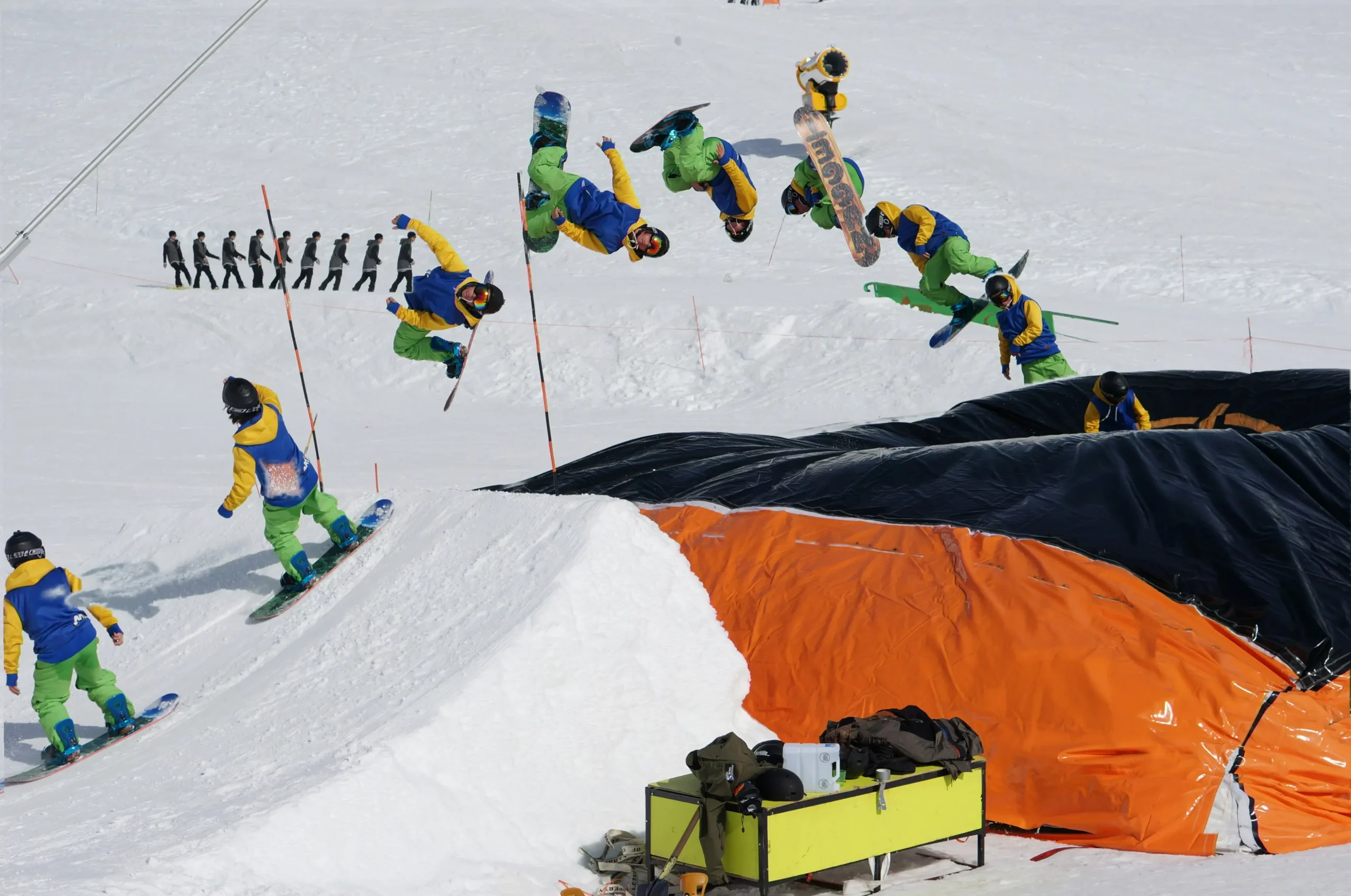Dolomites crew shredding
