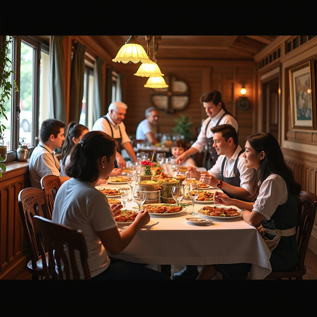 Mountain restaurant luxury