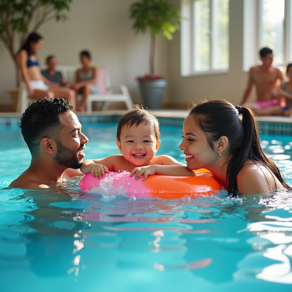 Pyrenees family skiing