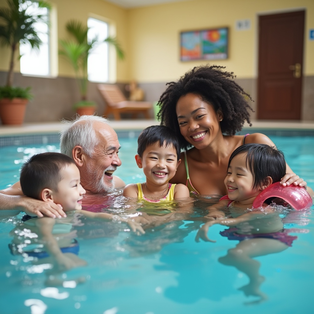 Family mountain holiday