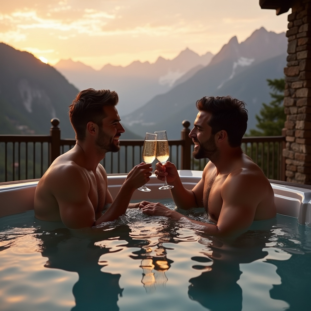 Wellness spa mountain