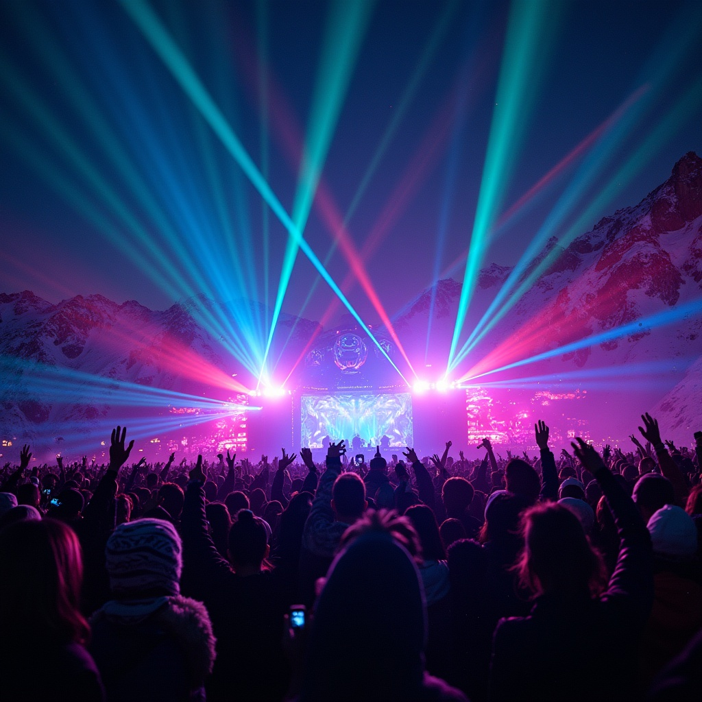 Festival lights energy