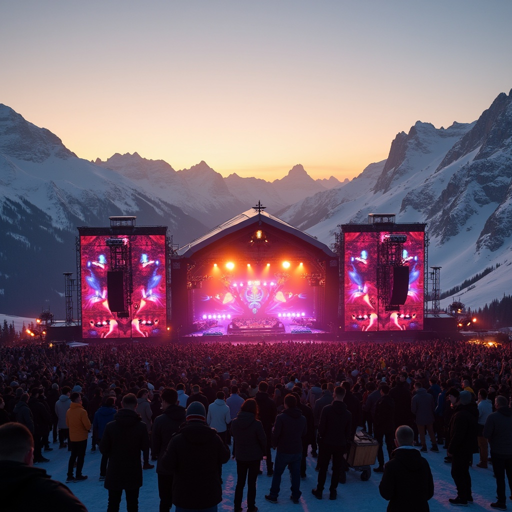 Festival stage lights