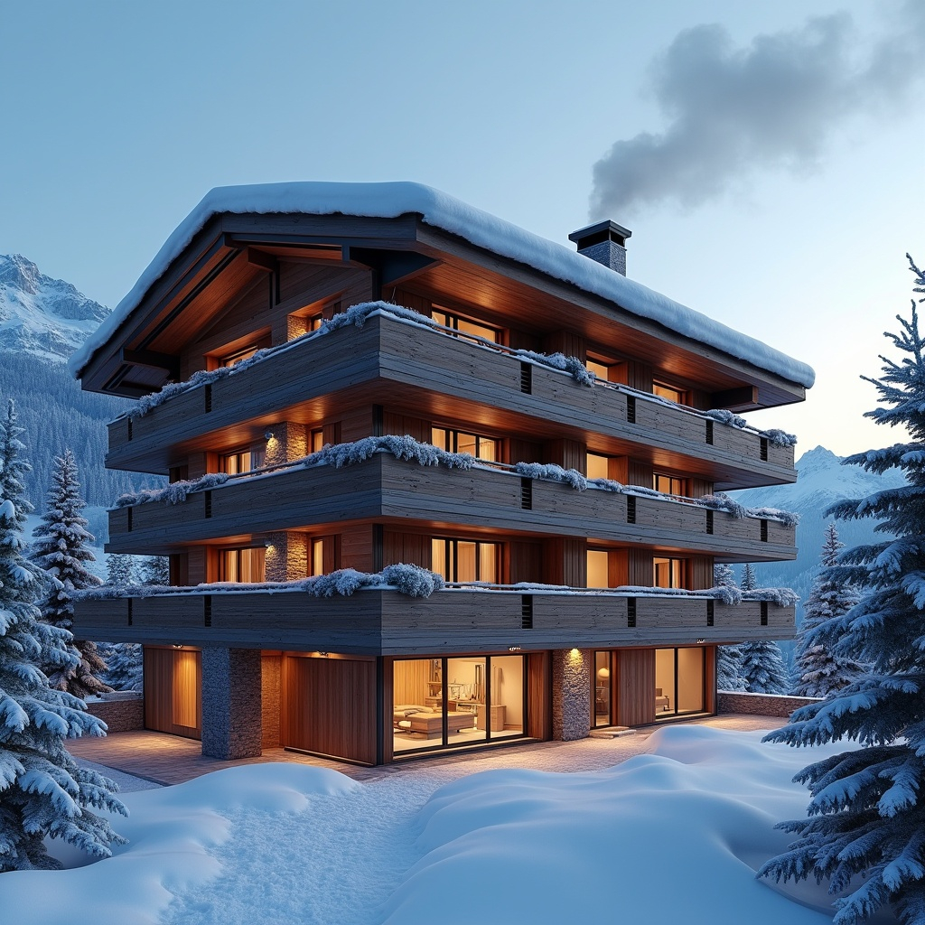 Mountain resort lodge