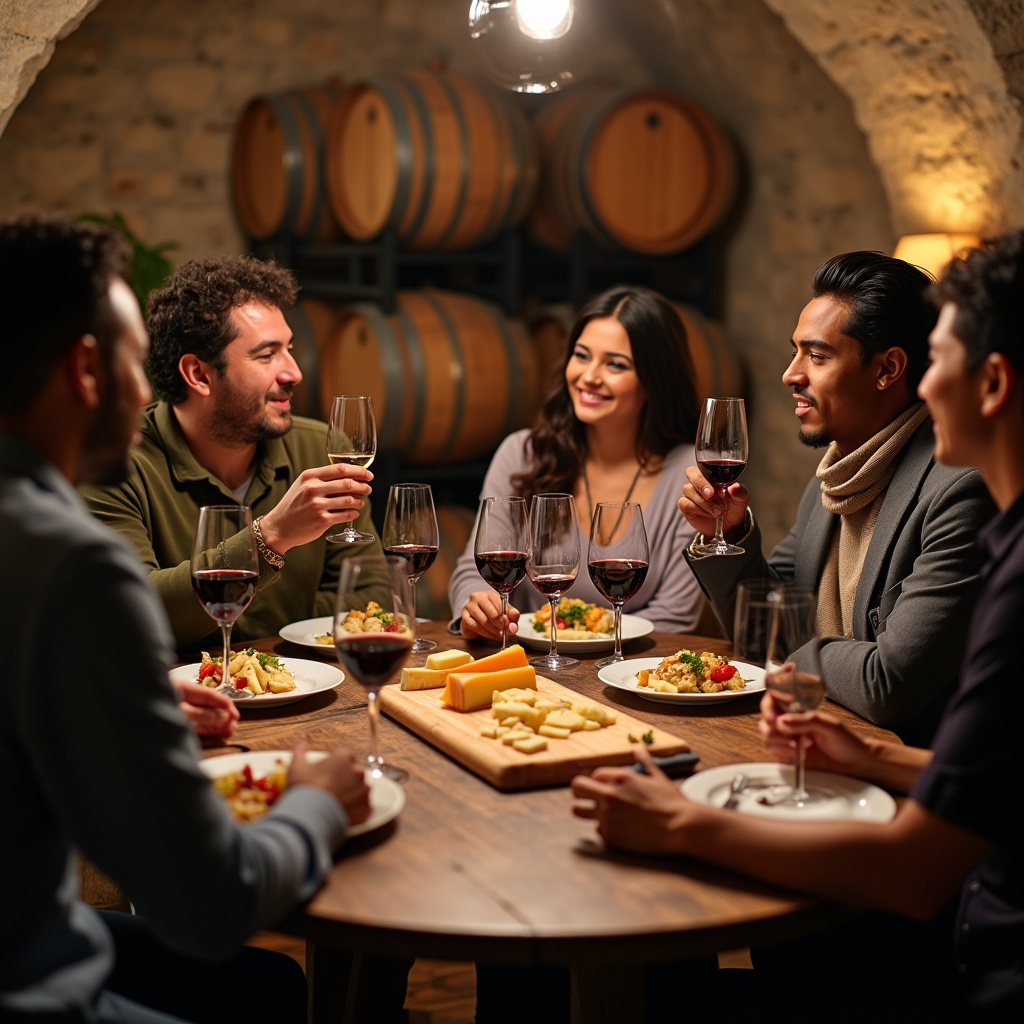 Alpine restaurant scene